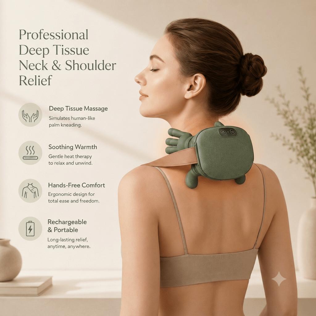 Cordless Neck and Shoulder Massager with Heat | VELTRO - VELTRO